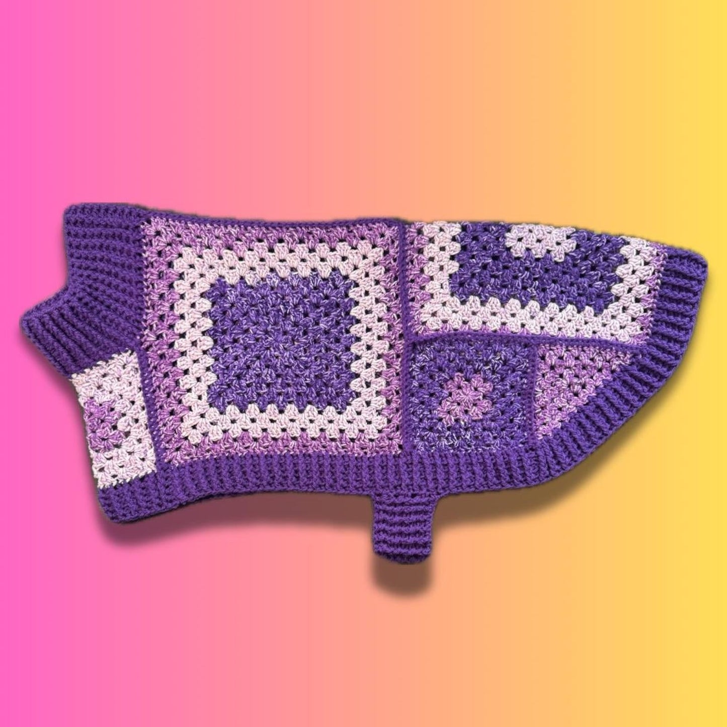 Groovy Granny Greyhound Coat Crochet Pattern