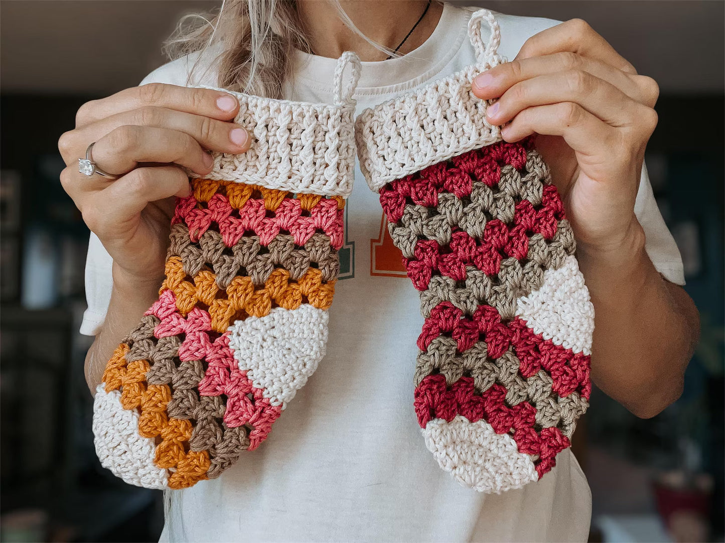 Mini Boho Stocking Crochet Pattern