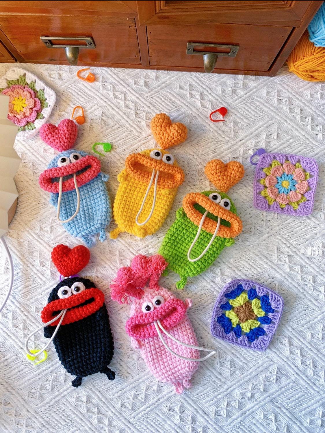 Monster Key Holder Crochet Pattern