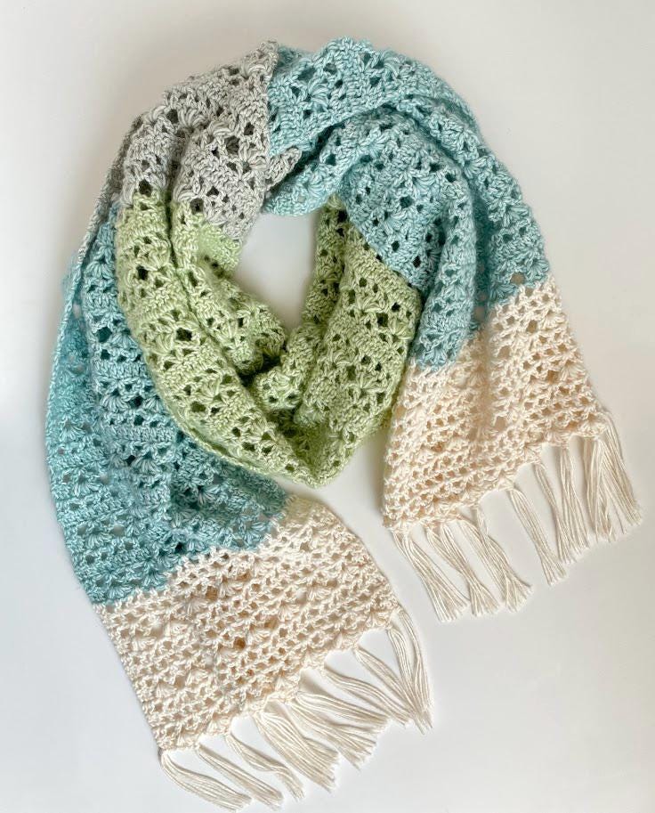 Seabreeze Scarf Crochet Pattern
