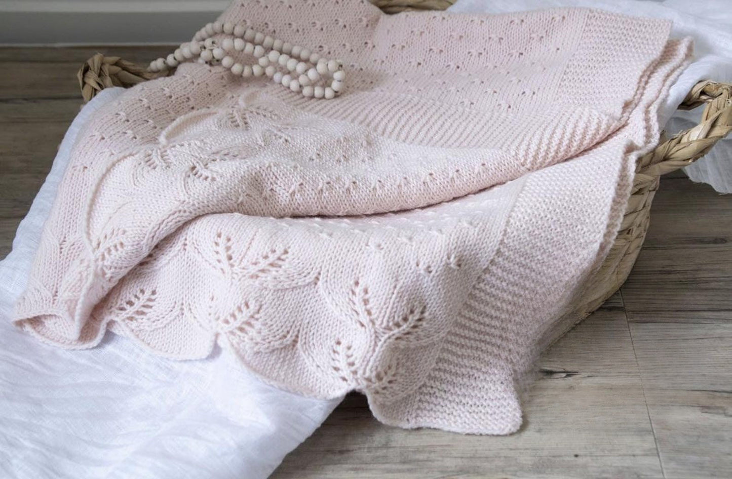 Butterfly Kisses Baby Blanket Knitting Pattern