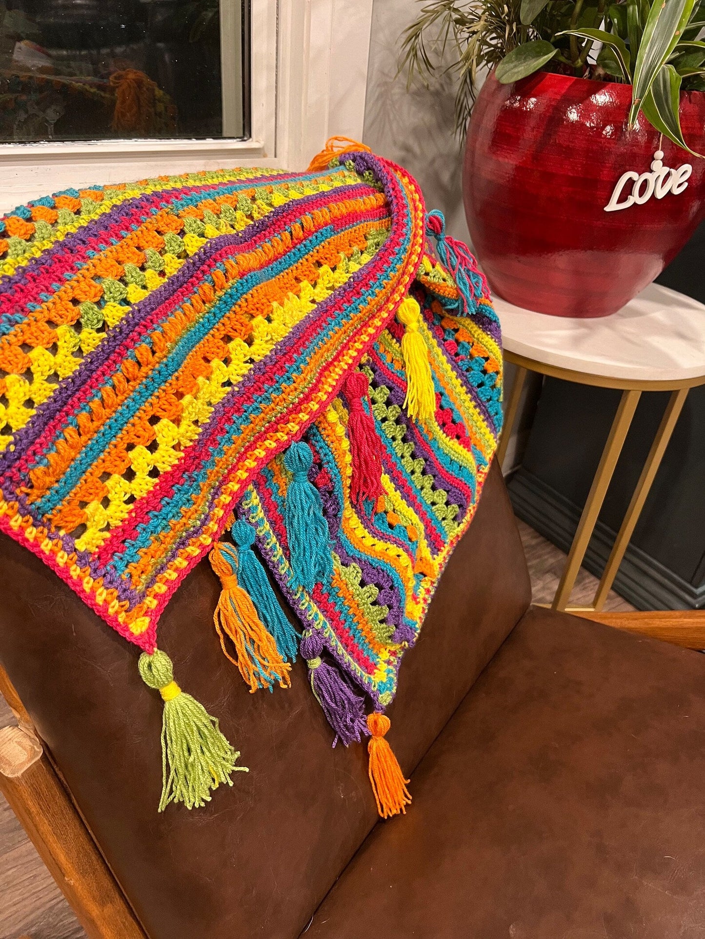 Siesta Fiesta Blanket Crochet Pattern