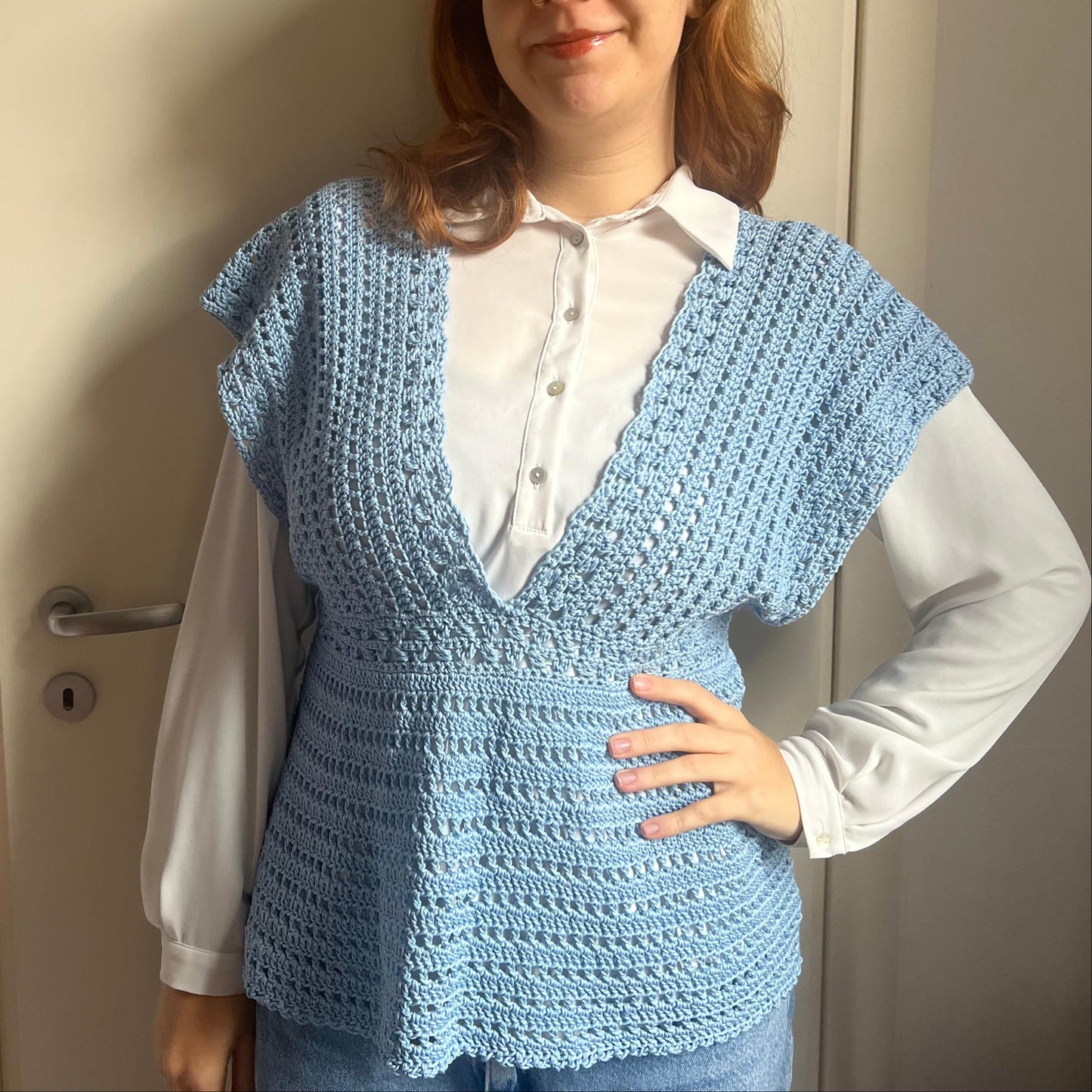 Magnolia V Neck Top Crochet Pattern