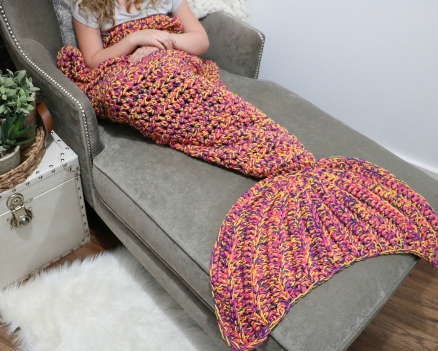 Mermaid Blanket Crochet Pattern