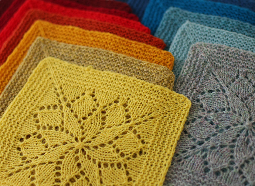 Vivid Blanket Knitting Pattern