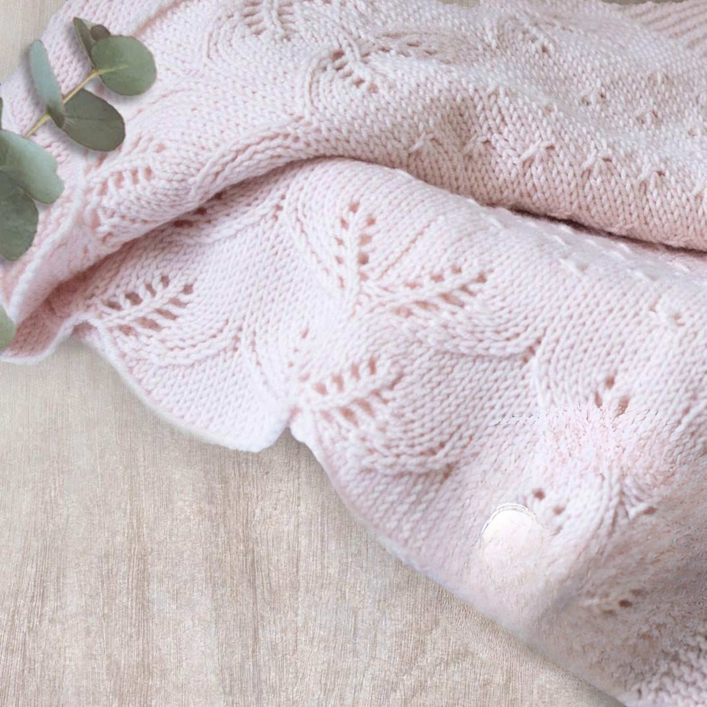 Butterfly Kisses Baby Blanket Knitting Pattern