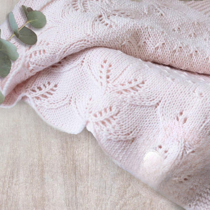 Butterfly Kisses Baby Blanket Knitting Pattern