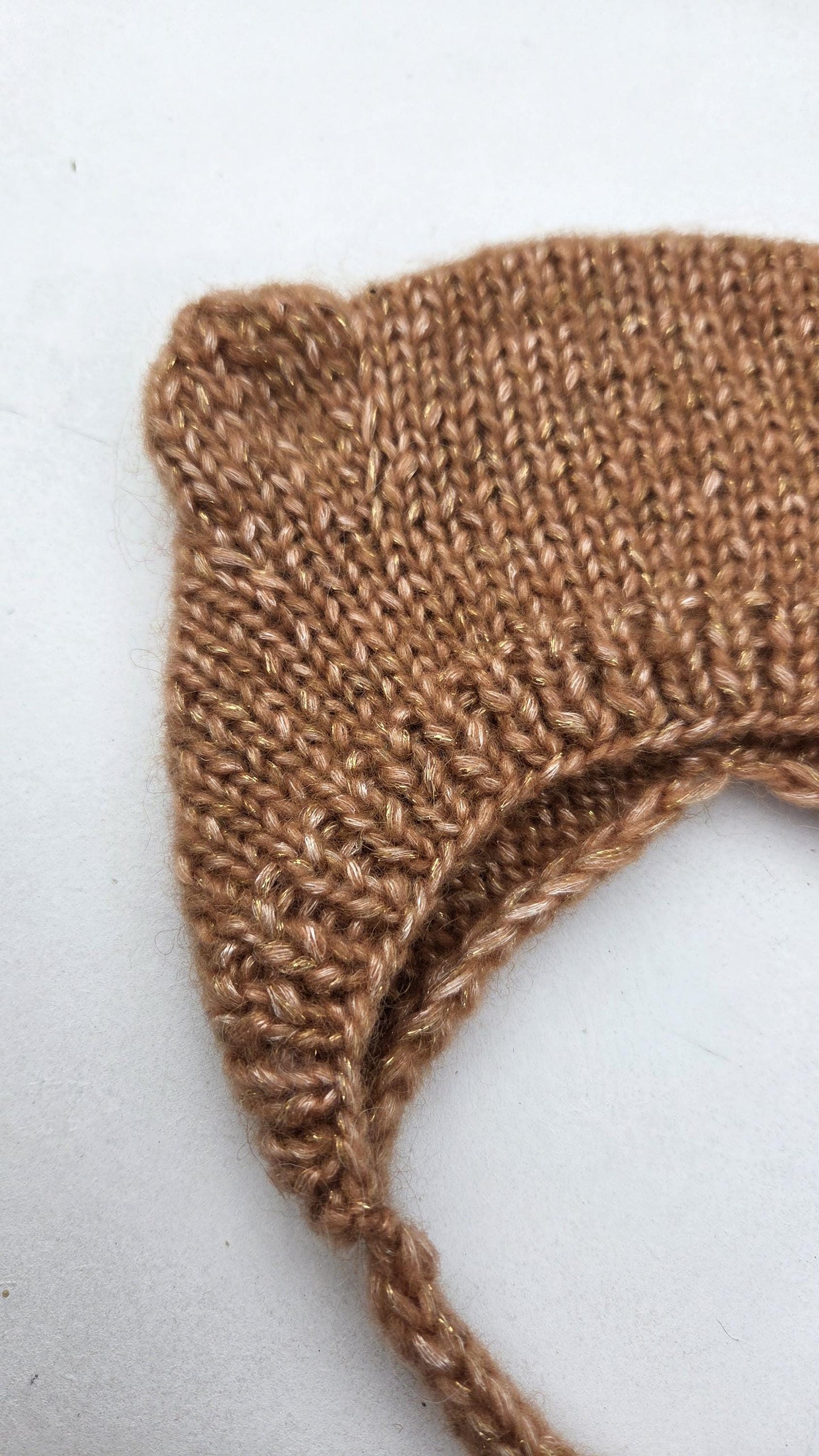 Bear Bonnet Knitting Pattern