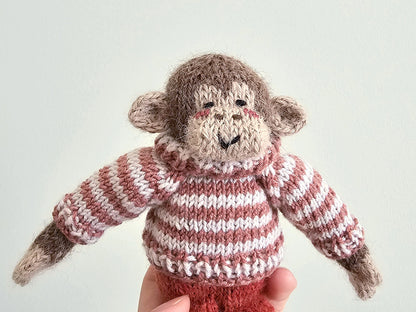 Dressed Monkey Knitting Pattern