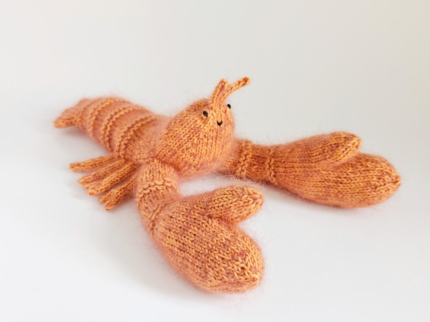 Plushie Lobster Toy Knitting Pattern