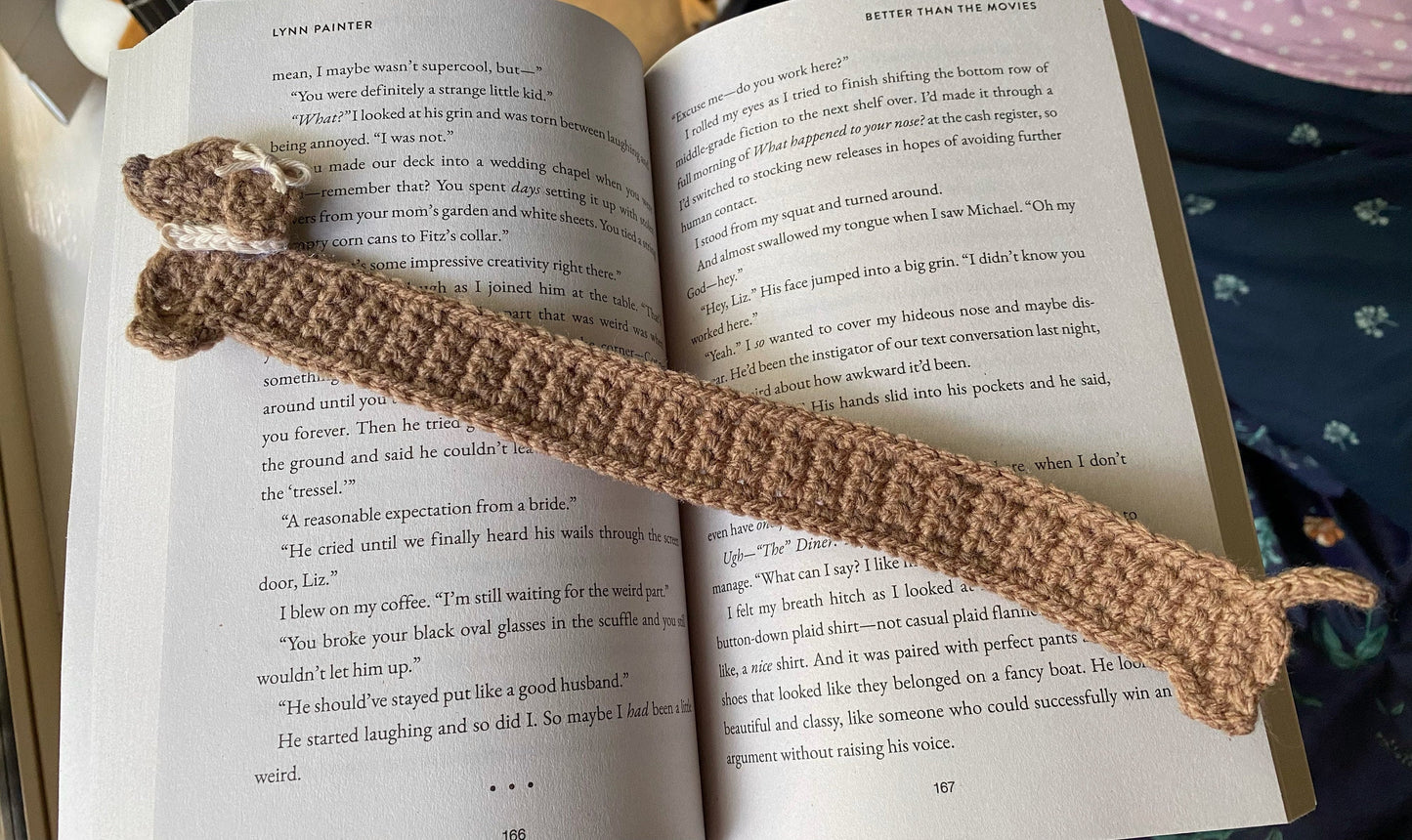 Dachshund Bookmark Crochet Pattern