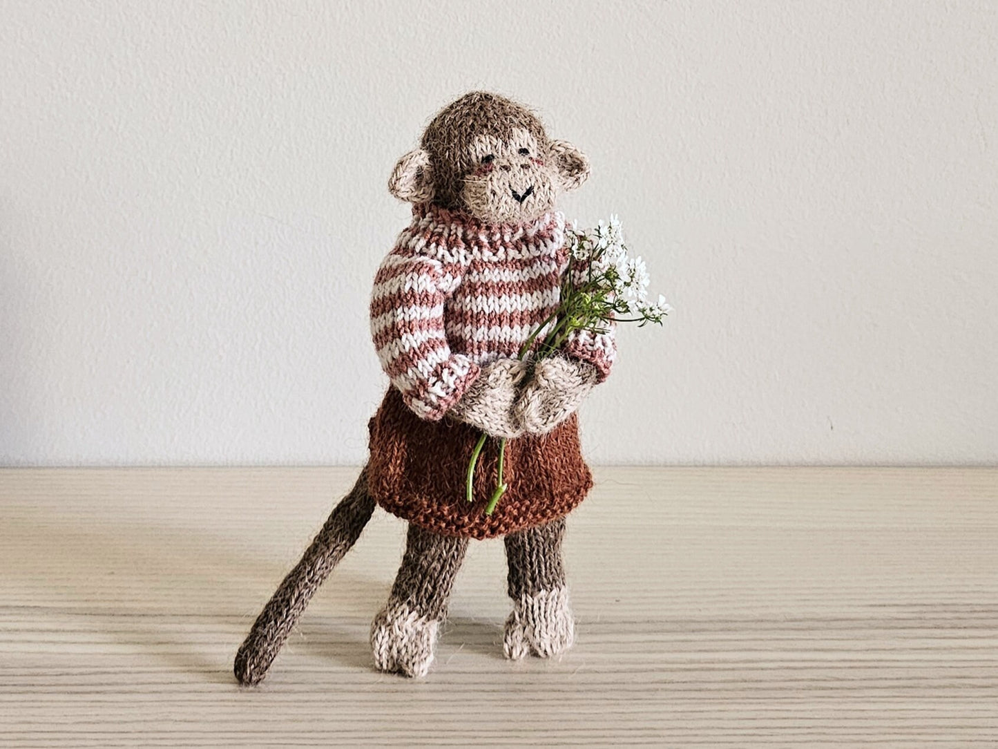 Dressed Monkey Knitting Pattern