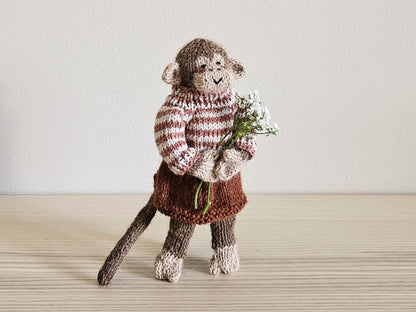 Dressed Monkey Knitting Pattern