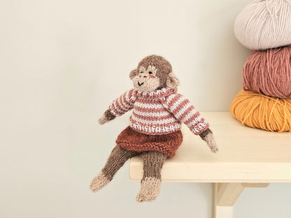 Dressed Monkey Knitting Pattern