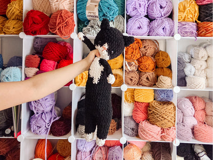 Low-Sew Kitties Amigurumi Crochet Pattern