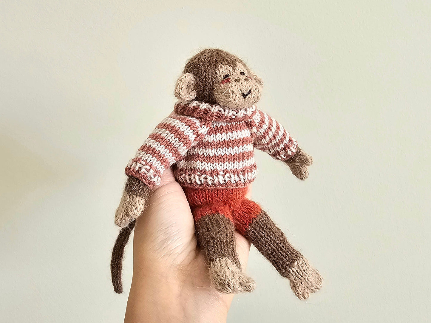 Dressed Monkey Knitting Pattern