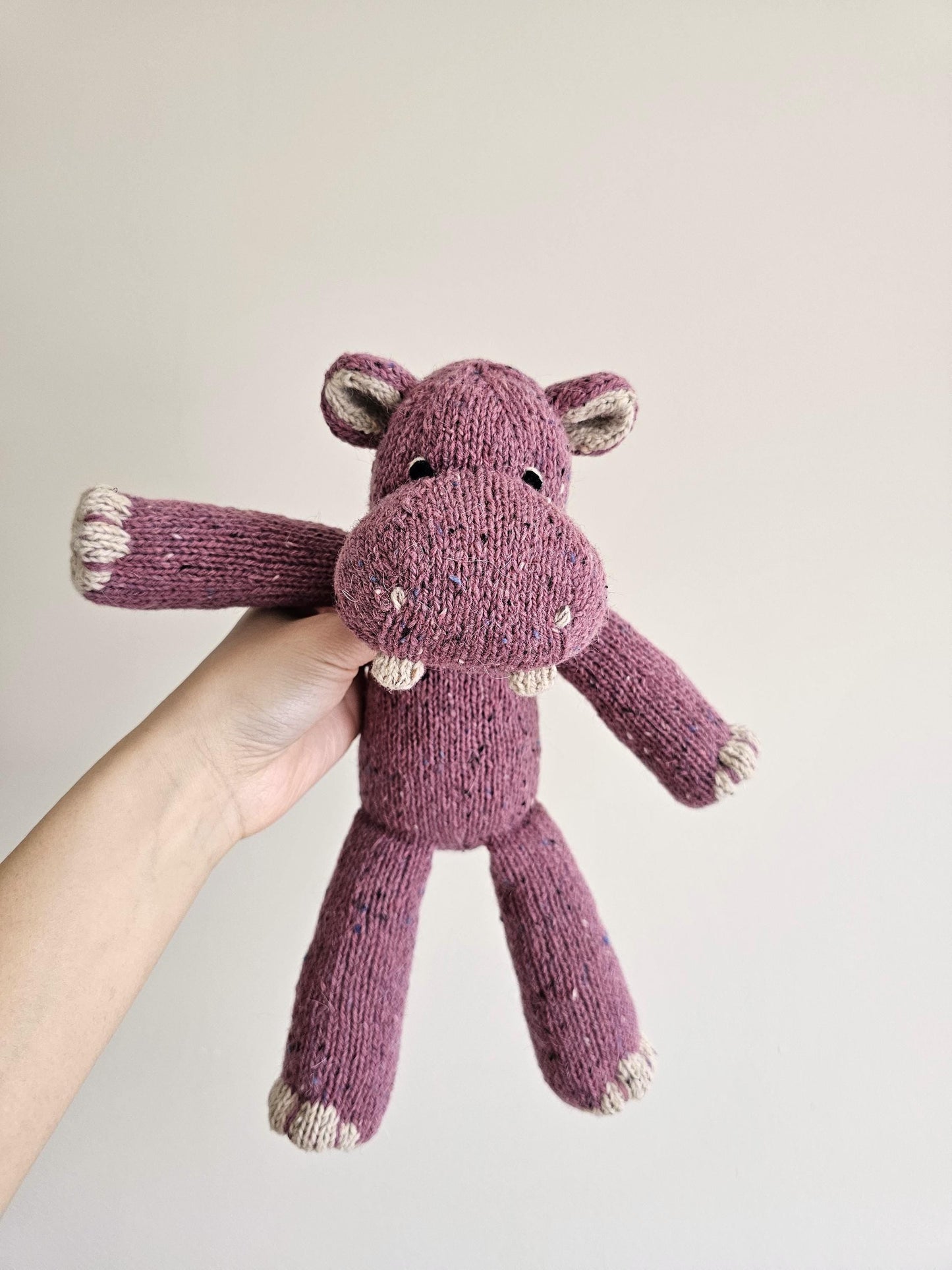 Mochi Hippo Doll Knitting Pattern