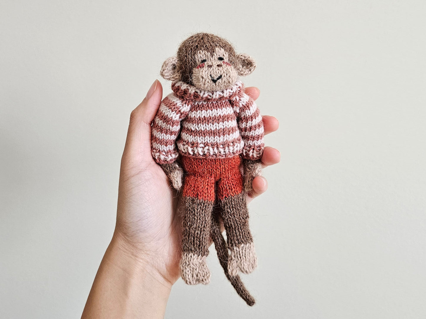 Dressed Monkey Knitting Pattern