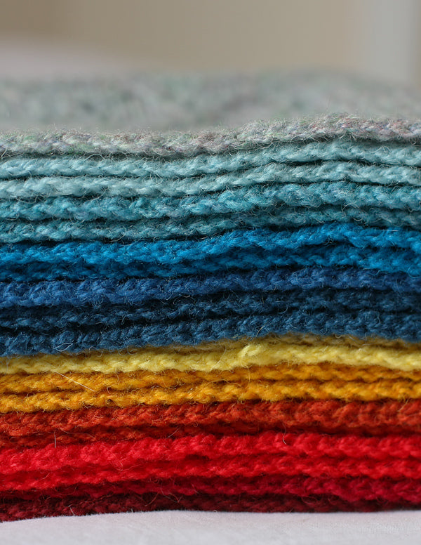 Vivid Blanket Knitting Pattern