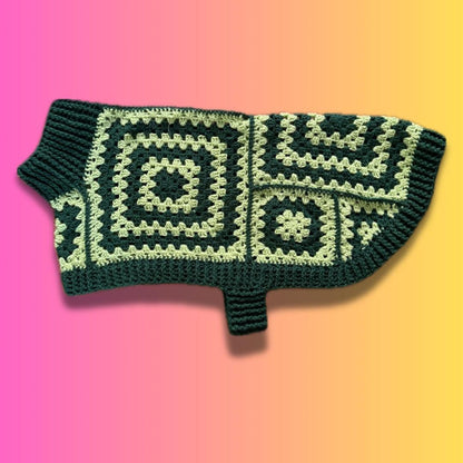 Groovy Granny Greyhound Coat Crochet Pattern