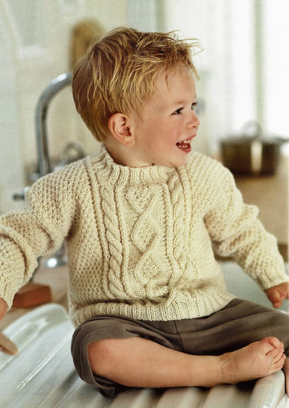 Vintage Cable Panel Sweaters + Toy Bunny Knitting Pattern