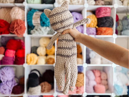 Low-Sew Kitties Amigurumi Crochet Pattern