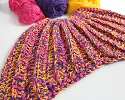 Mermaid Blanket Crochet Pattern