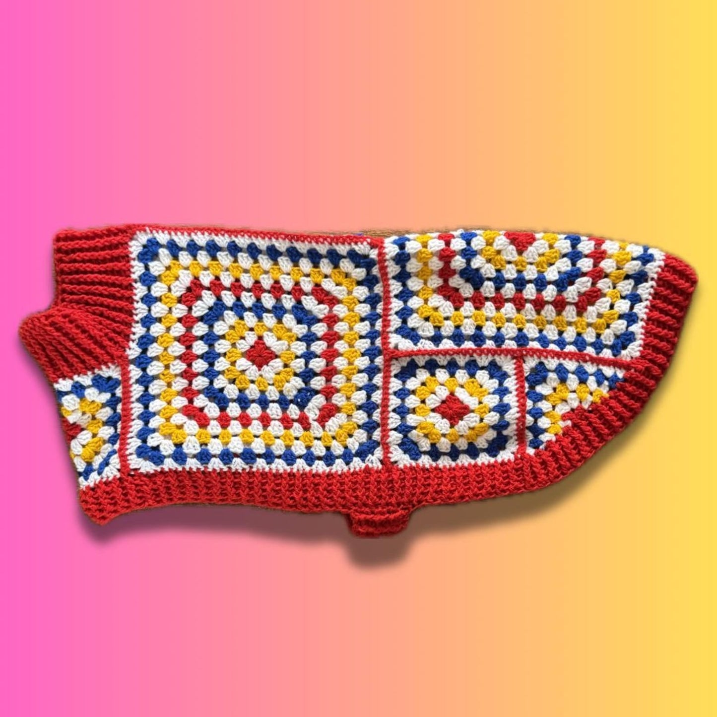 Groovy Granny Greyhound Coat Crochet Pattern