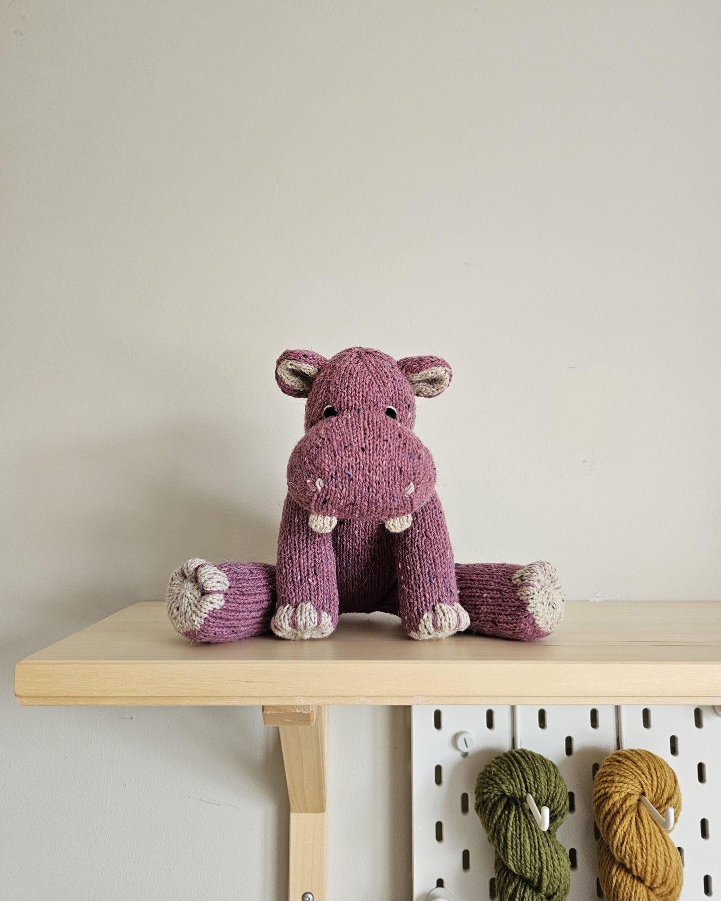 Mochi Hippo Doll Knitting Pattern