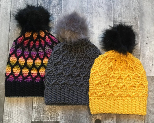 Bee Stitch Crochet Toque Pattern