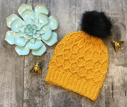 Bee Stitch Crochet Toque Pattern