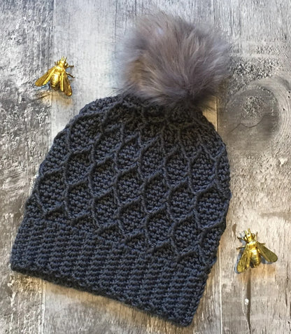 Bee Stitch Crochet Toque Pattern