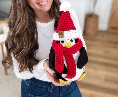 Merry & Bright Santa Penguin Crochet Pattern