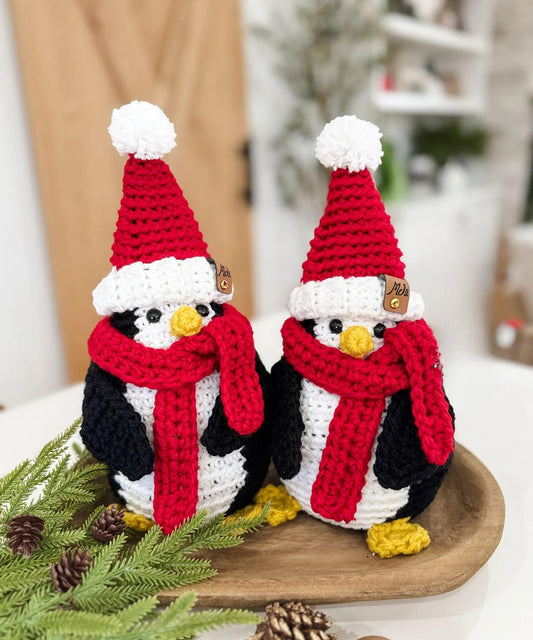Merry & Bright Santa Penguin Crochet Pattern