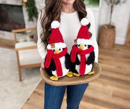 Merry & Bright Santa Penguin Crochet Pattern