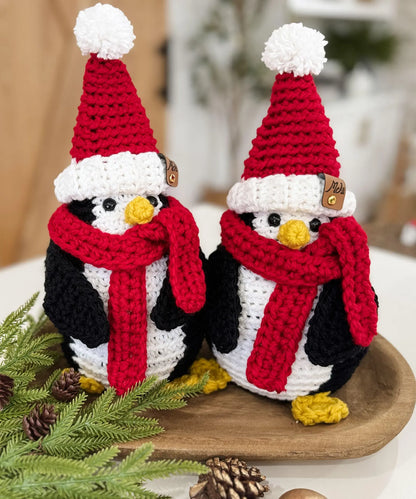 Merry & Bright Santa Penguin Crochet Pattern