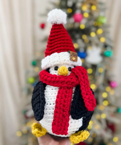 Merry & Bright Santa Penguin Crochet Pattern
