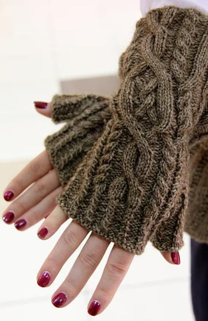 Snugs Fingerless Gloves Knitting Pattern