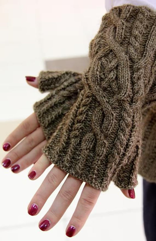 Snugs Fingerless Gloves Knitting Pattern