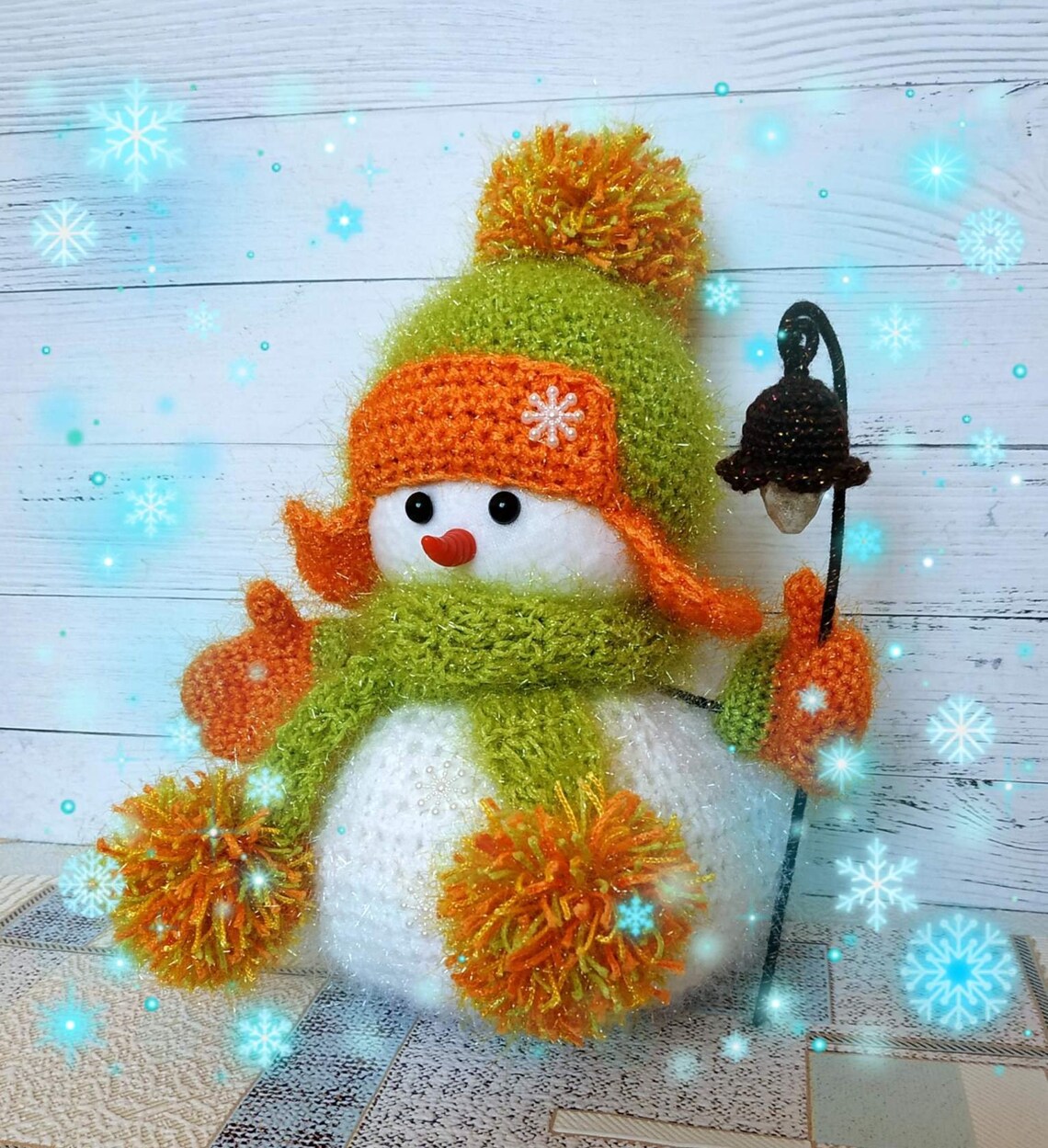 Christmas Snowman Crochet Pattern