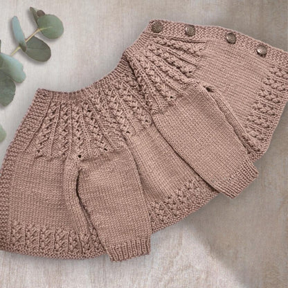 Celeste Lace Yoke Cardigan Knitting Pattern