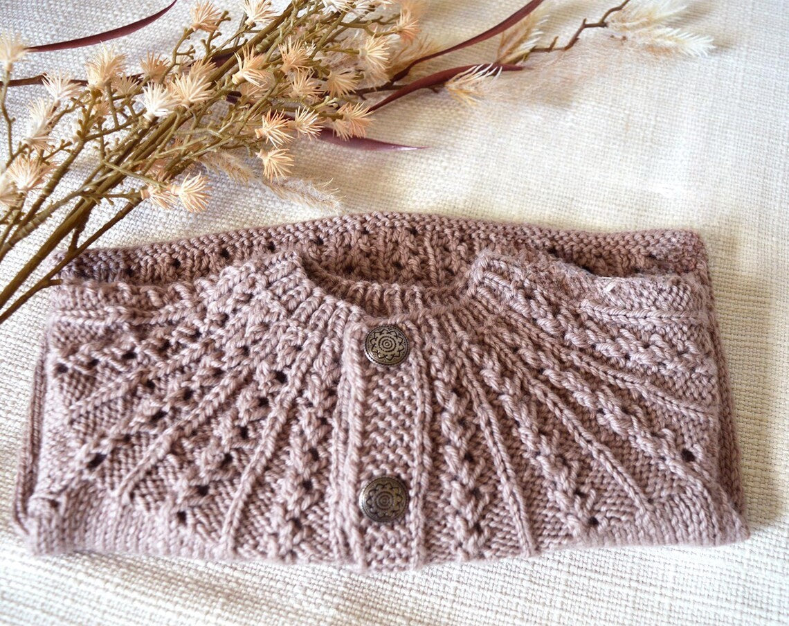 Celeste Lace Yoke Cardigan Knitting Pattern