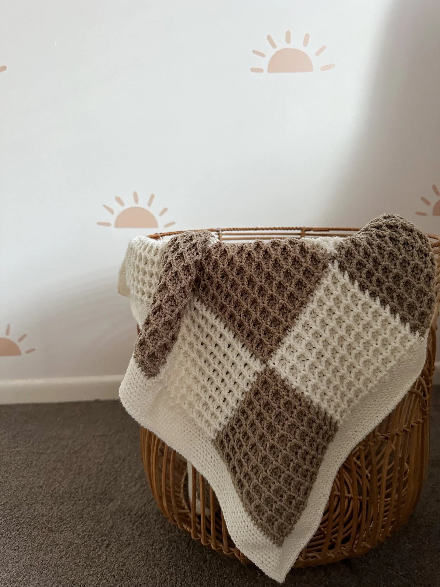All Checkered Out Baby Blanket Crochet Pattern