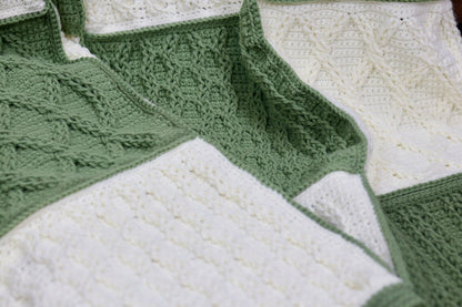 Crazy for Cables Blanket Crochet Pattern