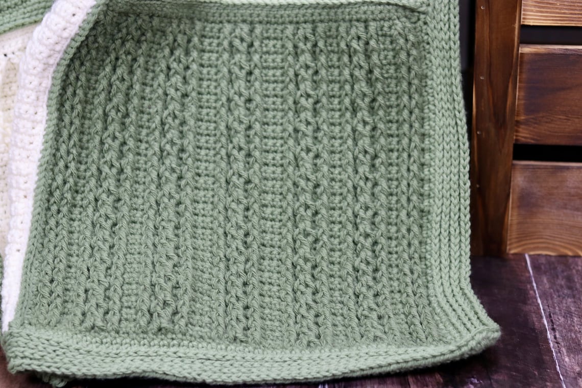 Crazy for Cables Blanket Crochet Pattern