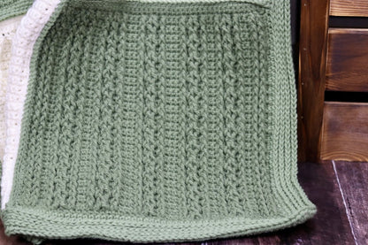 Crazy for Cables Blanket Crochet Pattern