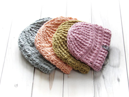 Stonewashed Beanie Crochet Pattern