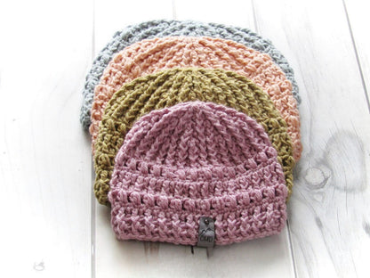 Stonewashed Beanie Crochet Pattern