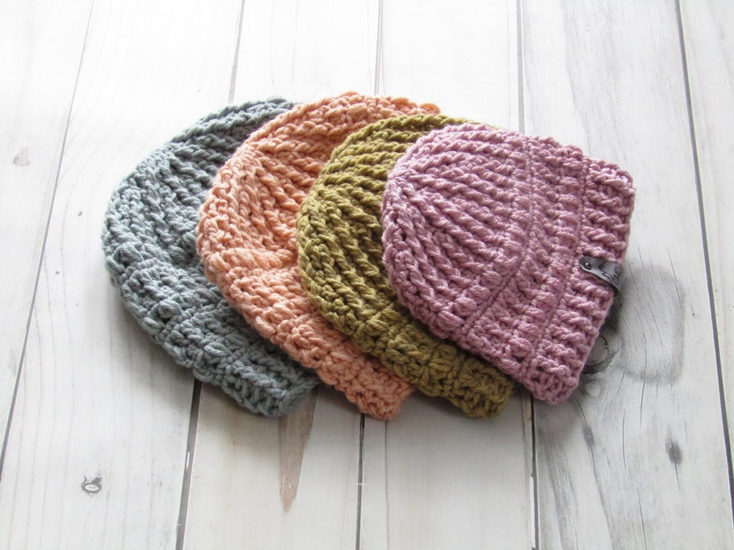 Stonewashed Beanie Crochet Pattern