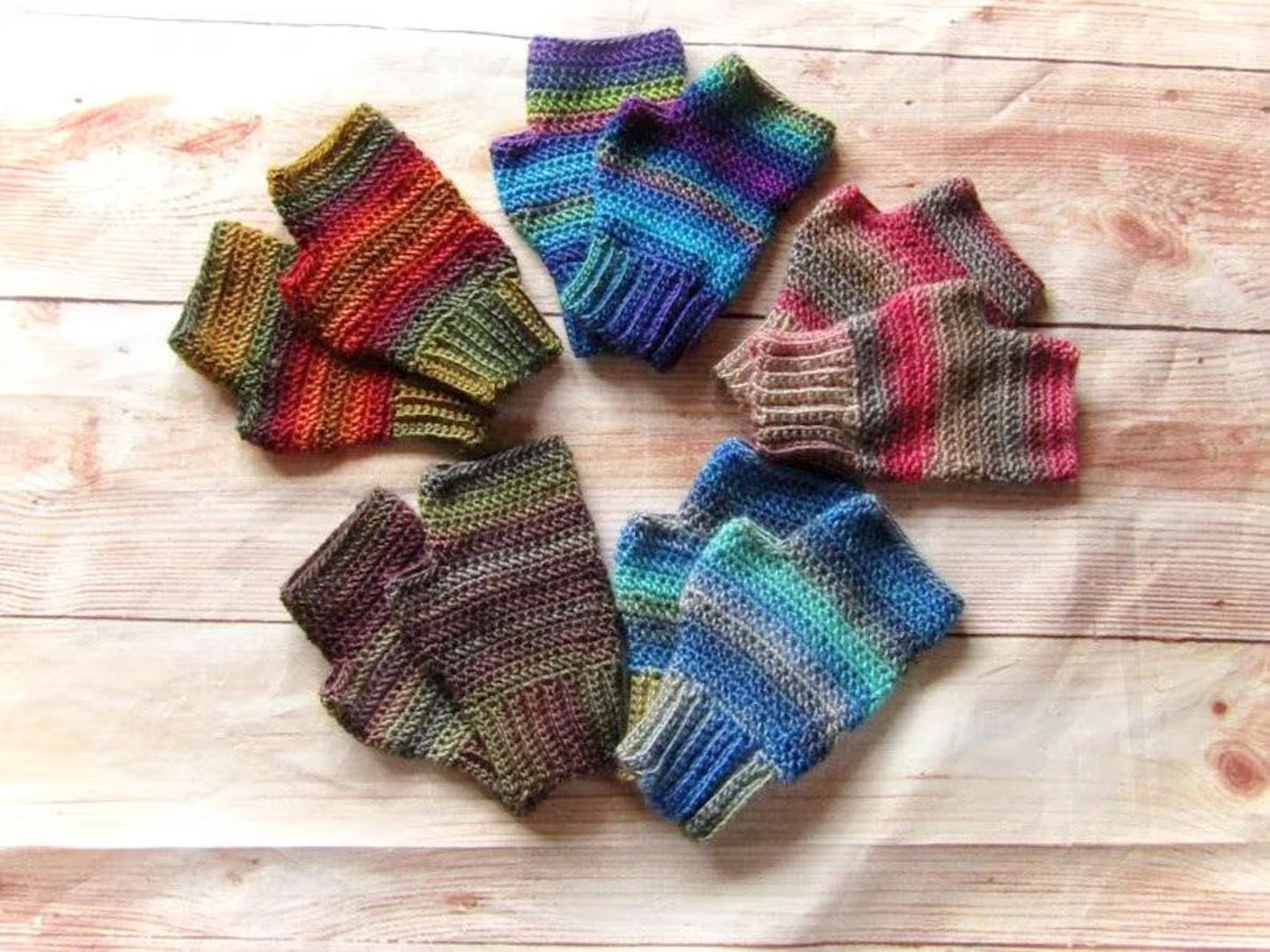 Fingerless Gloves Crochet Pattern